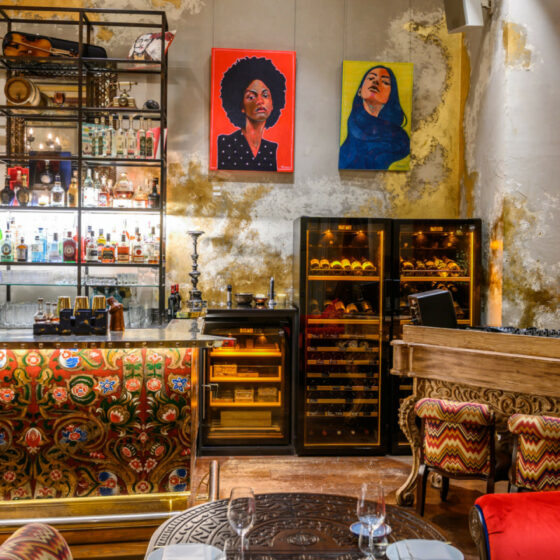 EuroCave installation coya restaurant dubai UAE cigar humidor wine coolers dubai UAE 1