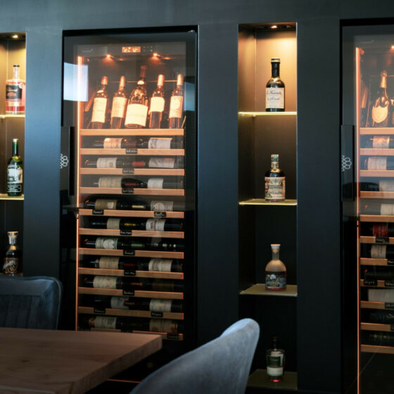 eurocave decoration interieur mur cave a vin encastree mise en valeur lumiere revelation 1