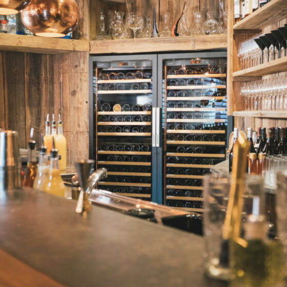 eurocave restaurant design chalet french mountain la baraque val isere pure 1